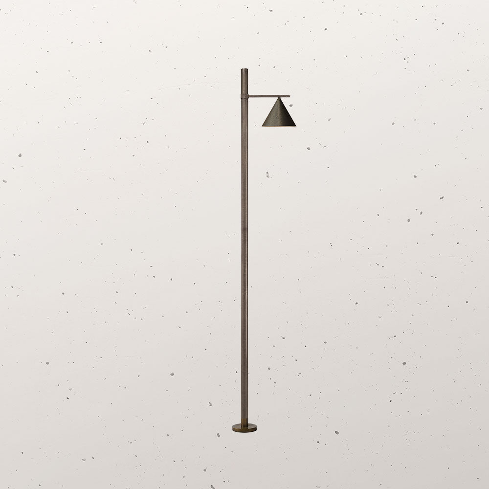 Cone Post Light Antique Brass - IL.286.20.OOB