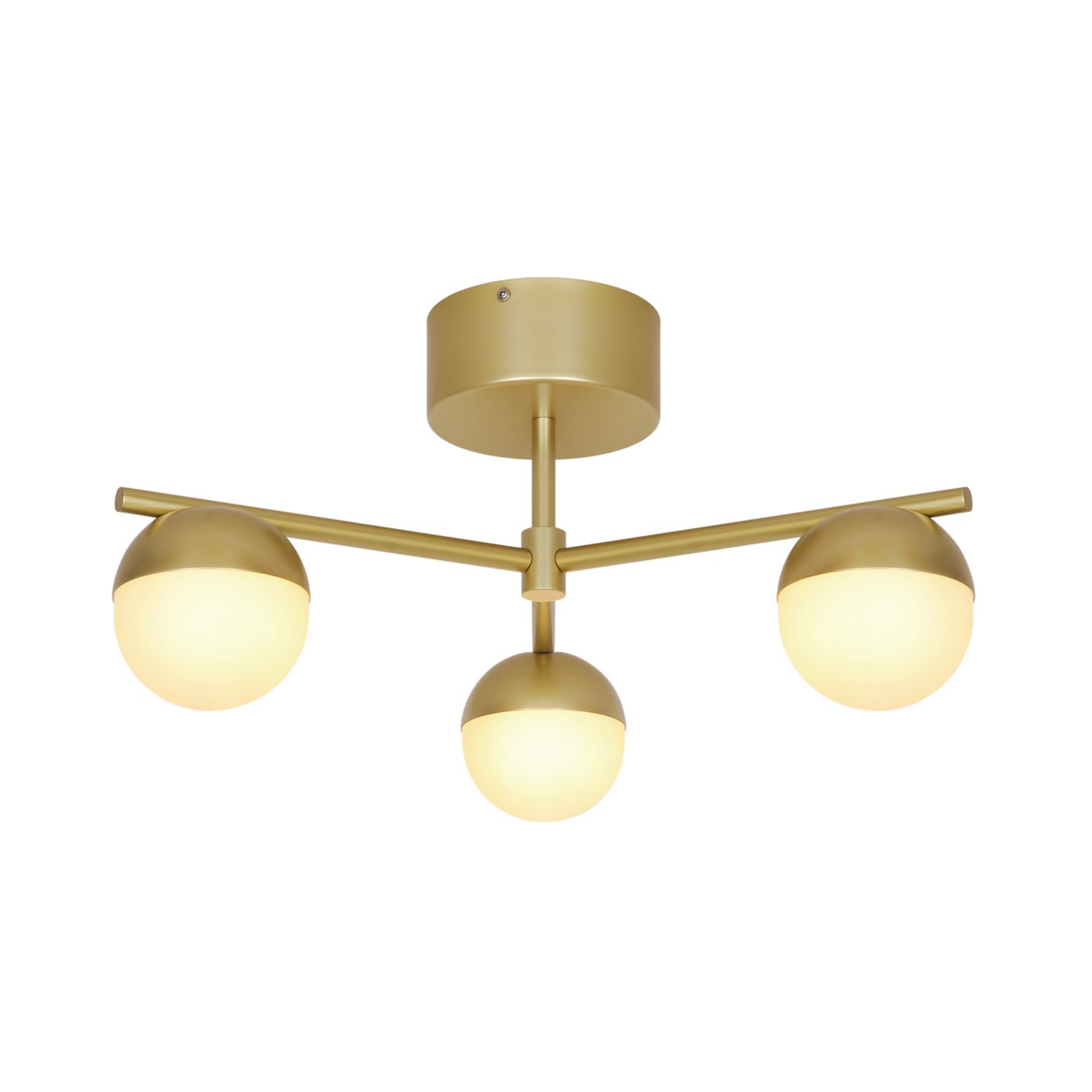 Contina Semi Flush Mount Light Brushed Brass - 2512096035