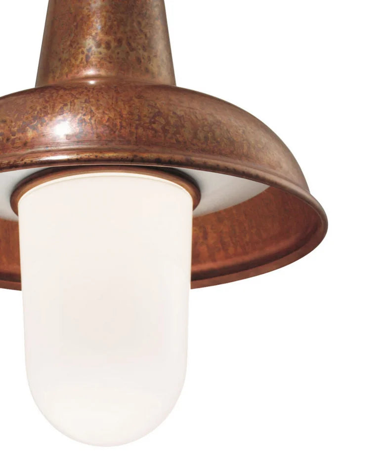 Contrada Straight Outdoor Wall Light Frosted - IL.243.25.ORB
