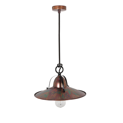 Benson Small Pendant Light Copper Wash - MDABEN1SAC