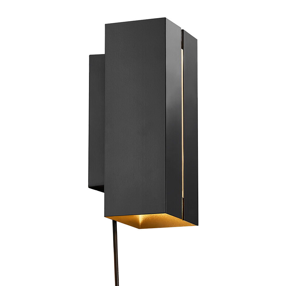 Buy Wall Sconce Australia Curtiz Wall Sconce 2 Lights Matt Black Aluminium 2700K - 2110551003