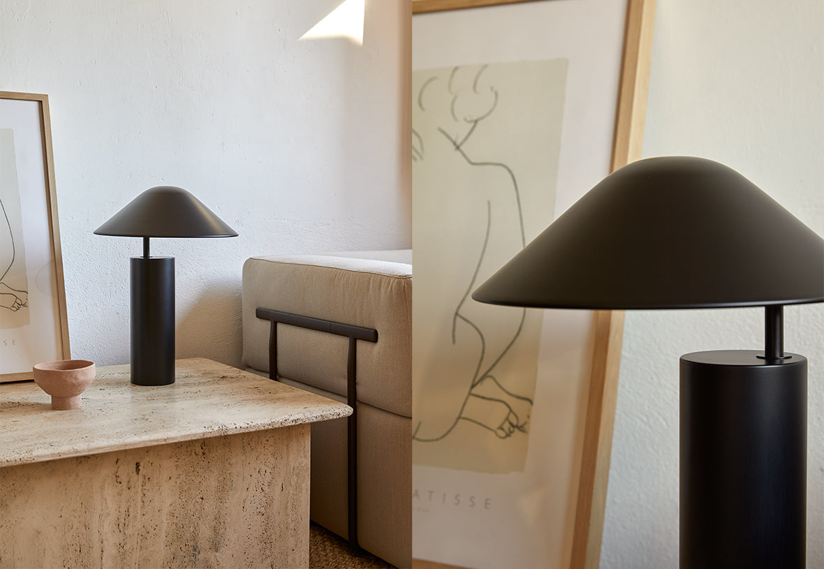 Damo Table Lamp Matt Black - ARO.S1191