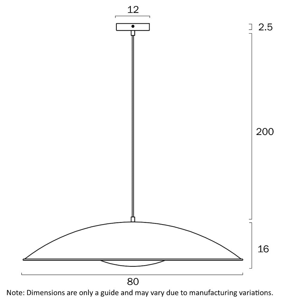 Buy Pendant Lights Australia DAXIA Pendant Light W800mm White Gold - DAXIA PE80-WHGD