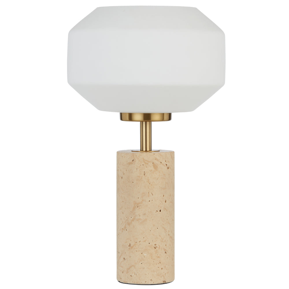 Deana Table Lamp Beige & Opal Matt - DEANA TL-BEOM