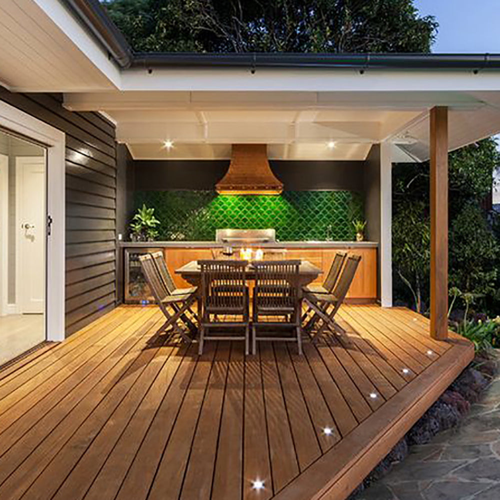 Buy Deck Lights Australia Exterior LED Deck Light Copper 12V 3W 6000K IP67 - DECK04