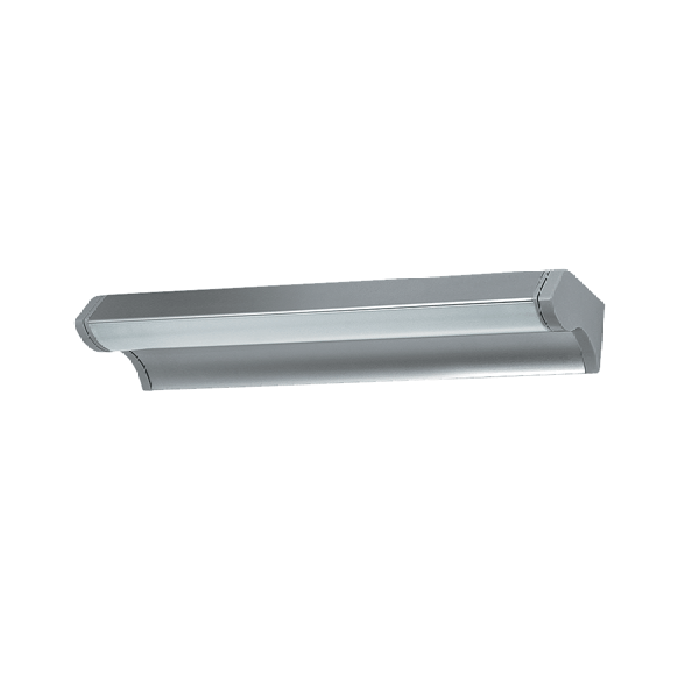 Buy Bathroom Vanity Lights Australia Talia Bathroom Vanity Light 8W Satin Chrome / Grey Aluminum 4000K - DFT-8