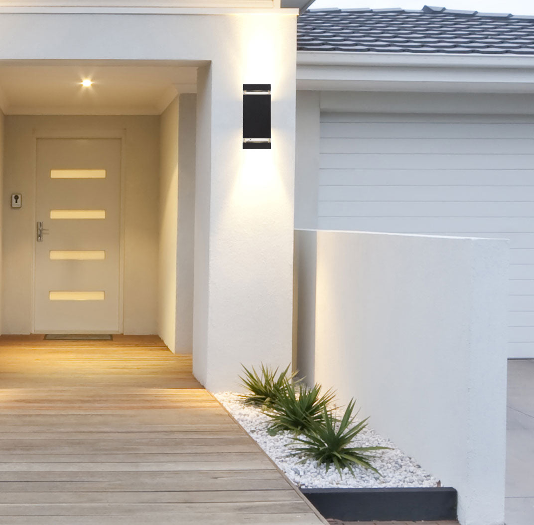 Dixon Up-Down Wall Light IP44 Black - DIXON EX2-BK