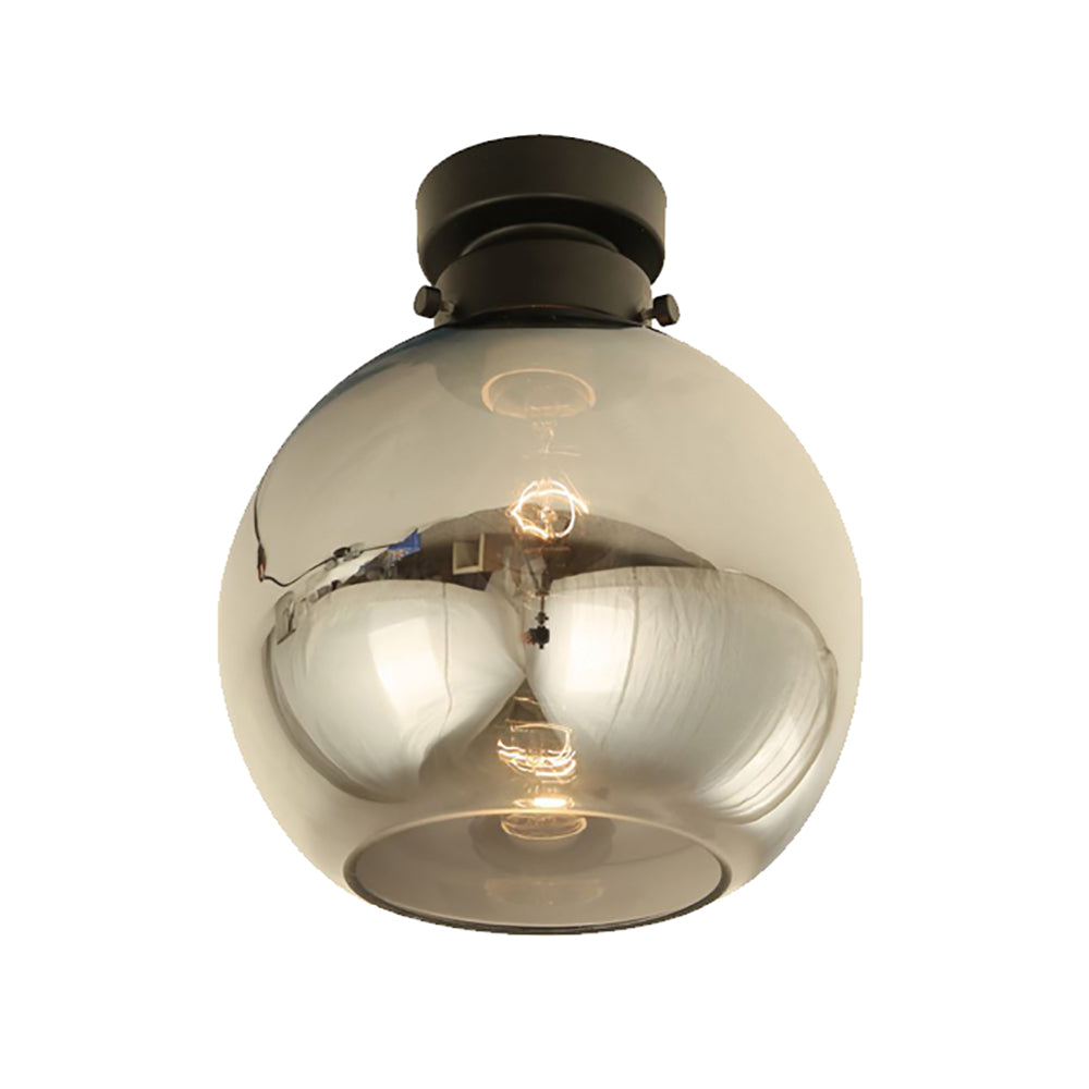 Buy DIY Batten Fix Lights Australia DIYBAT DIY Black Batten Fitting With Smoke Wine Shape Glass - DIYBAT03