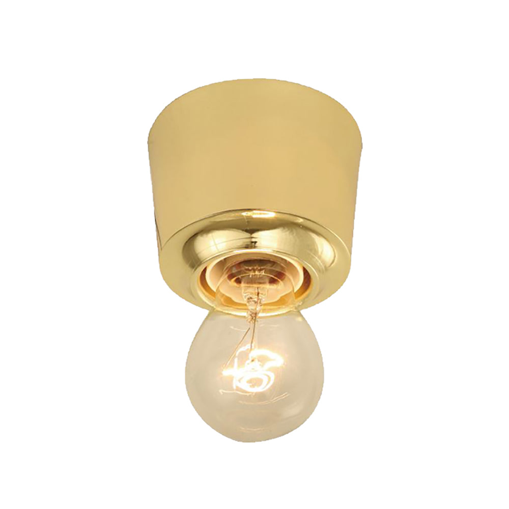 Buy DIY Batten Fix Lights Australia DIYBAT DIY Batten Fix Cover Polished Brass - DIYBATC02