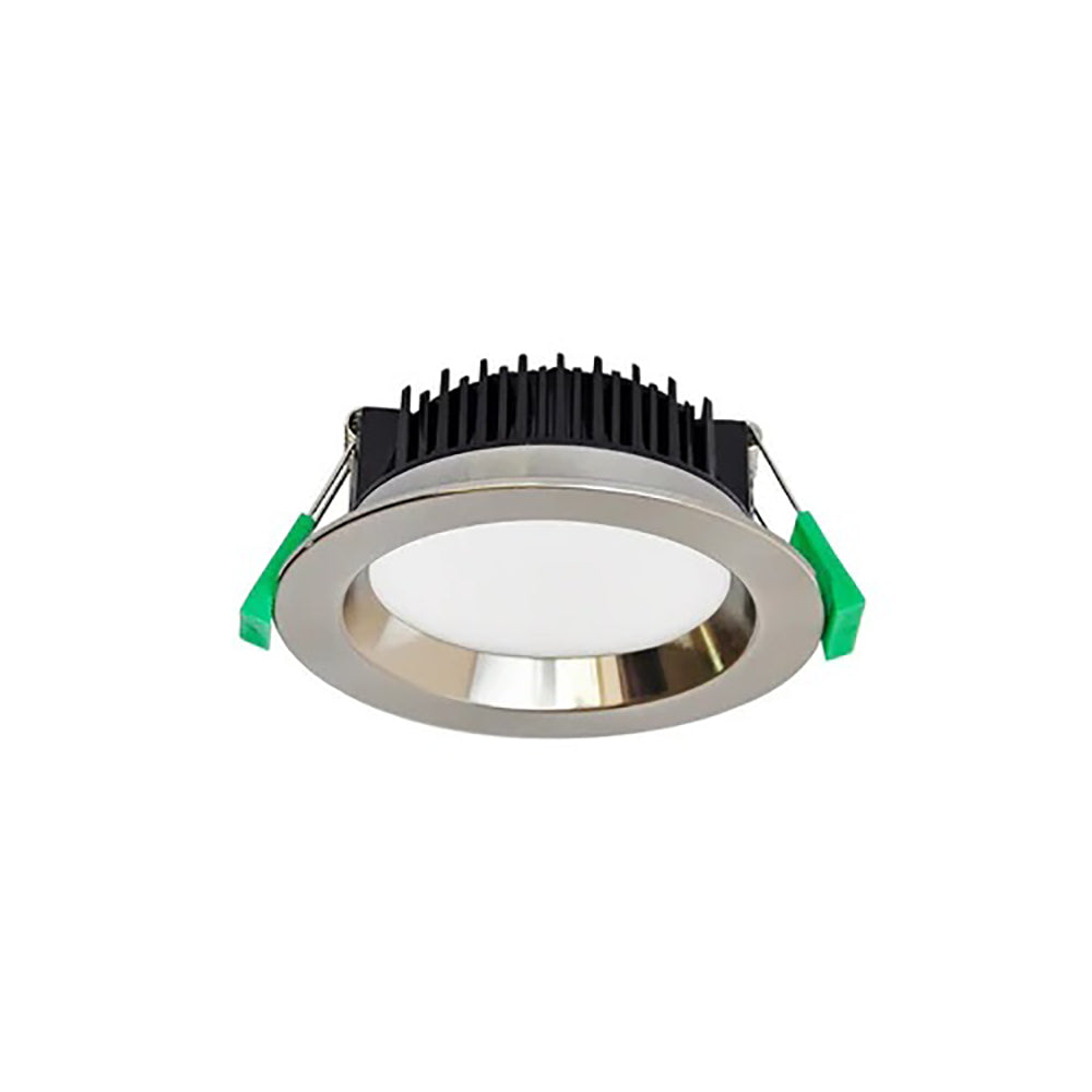 Buy Recessed LED Downlights Australia Recessed LED Downlight SMD 13W Satin Chrome Polycarbonate 3CCT - DL1570/SCH/CCT