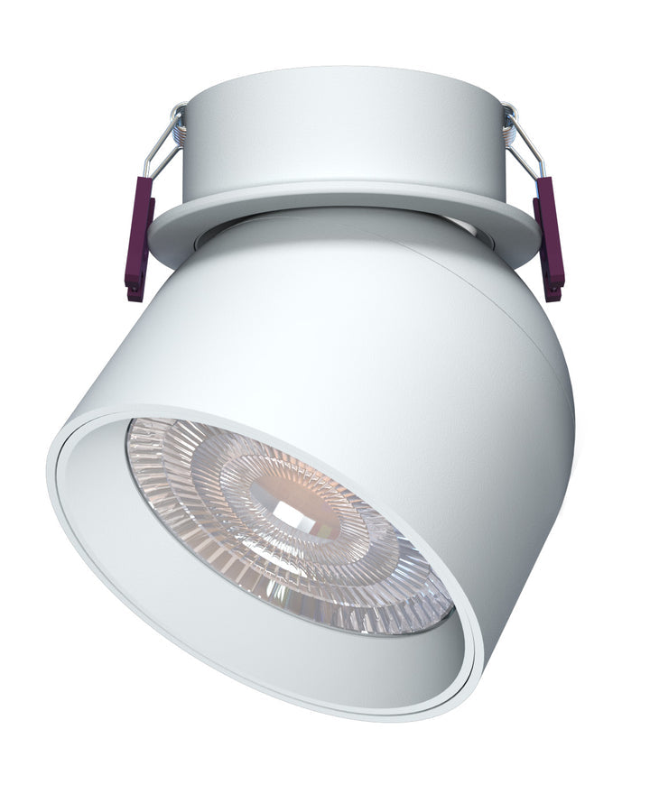 Dome LED Adjustable Downlight 12W 3000K White - SI DOME/12W/ADJ/38D/3K/WHITE