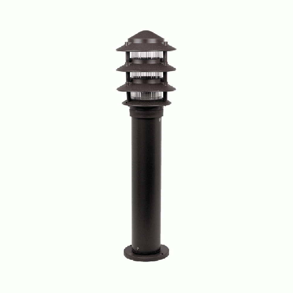 Mesa Bollard Light Bronze Resin - DU6002-BZ