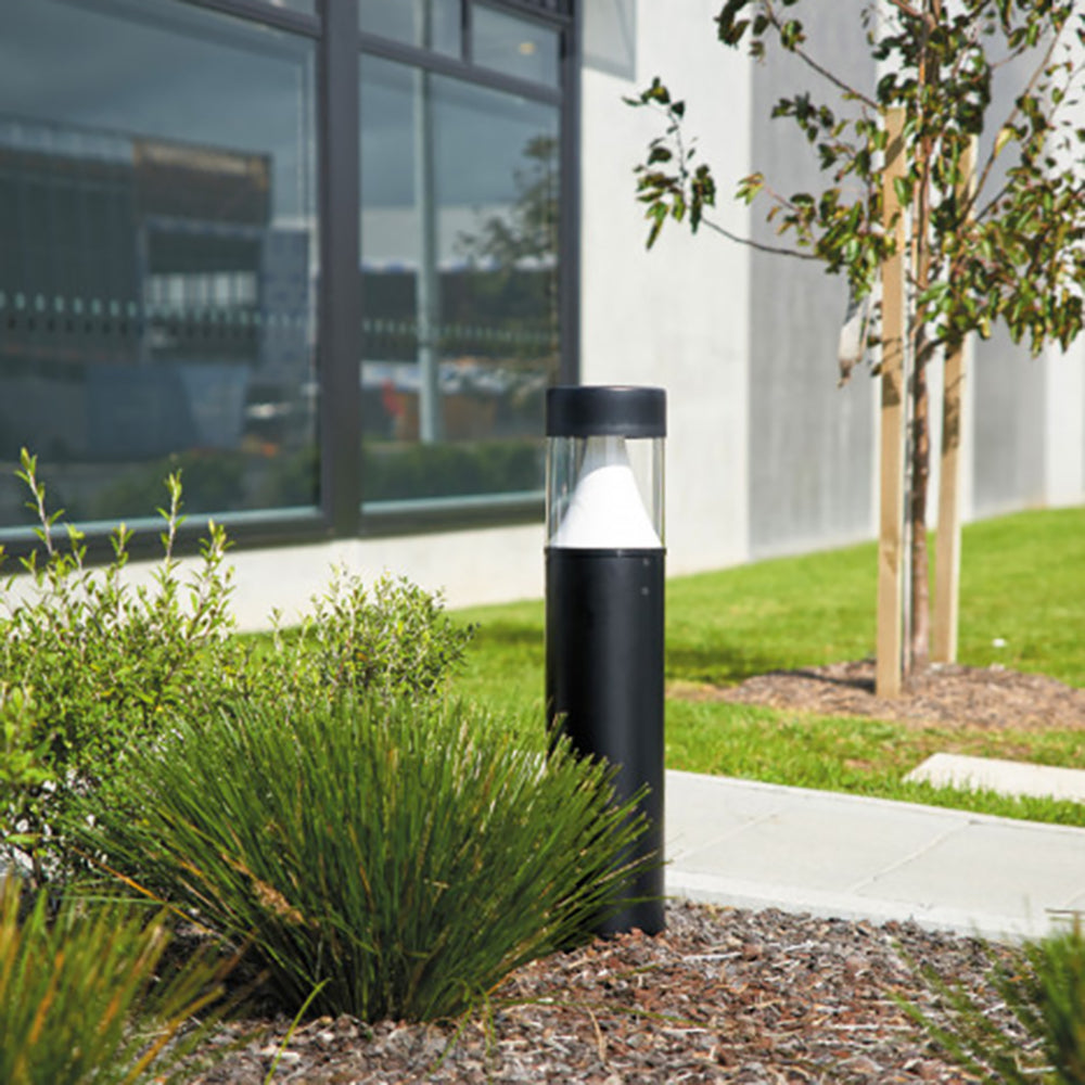 Buy Bollard Lights Australia Eclipse Bollard Light Black Resin 4000K - DUB80-BL