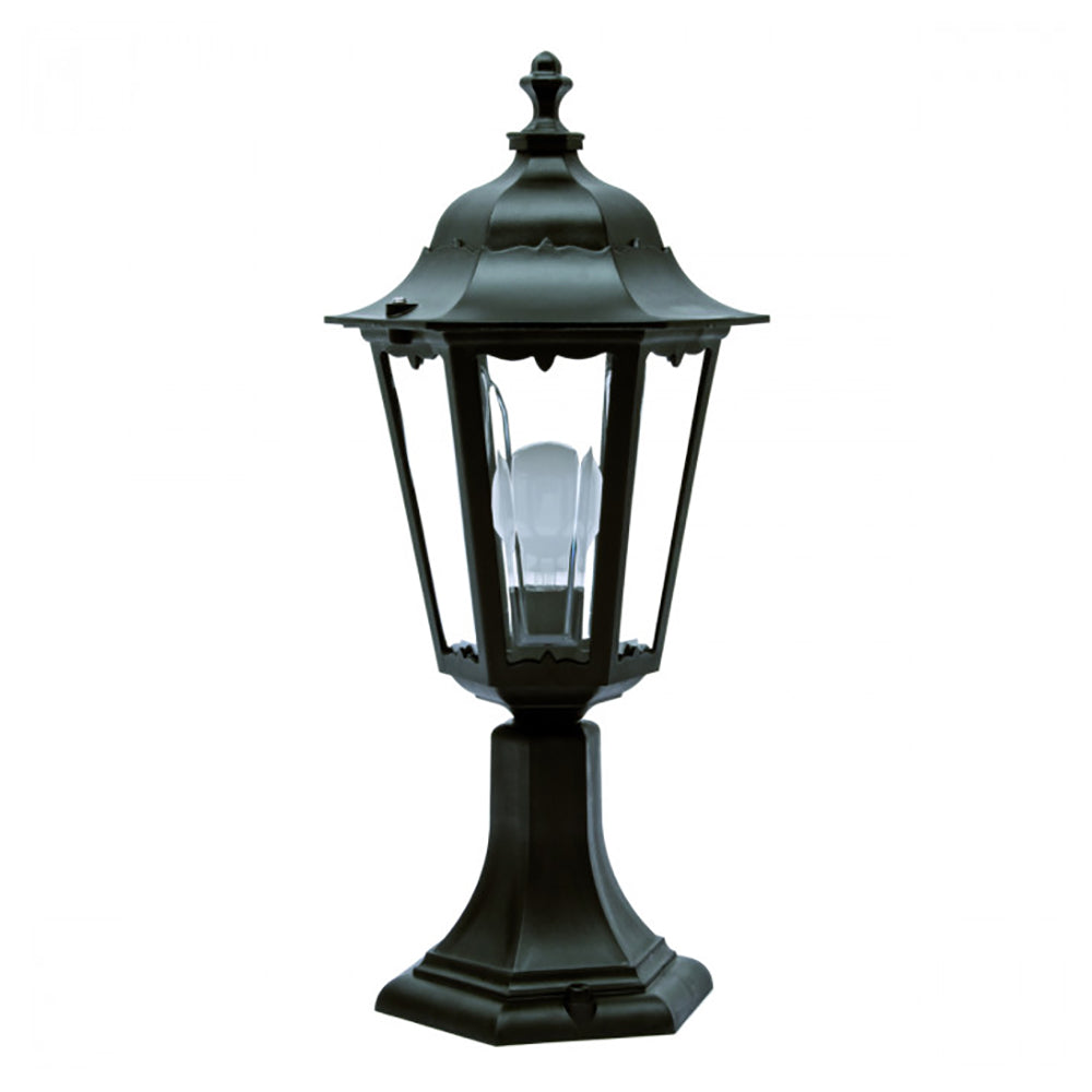Buy Pillar & Pedestal Lights Australia Turin Pillar Light Black Resin - DUT8302-BL