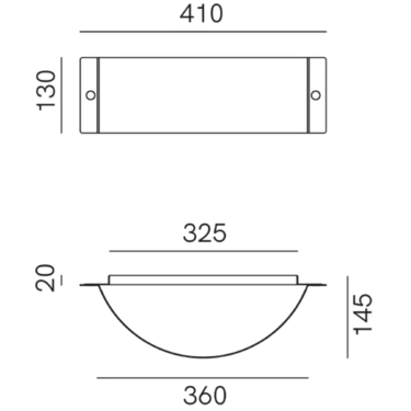 Decori Outdoor Up & Down Wall Light Antique Copper & Antique Iron - IL.252.02.RF