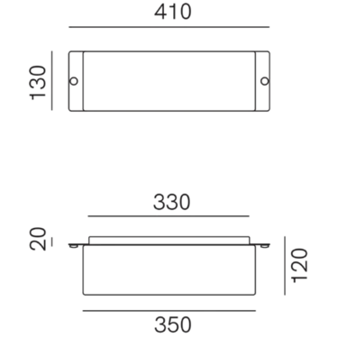 Decori Outdoor 410mm Wall Light Antique Copper & Antique Iron - IL.252.04.RF