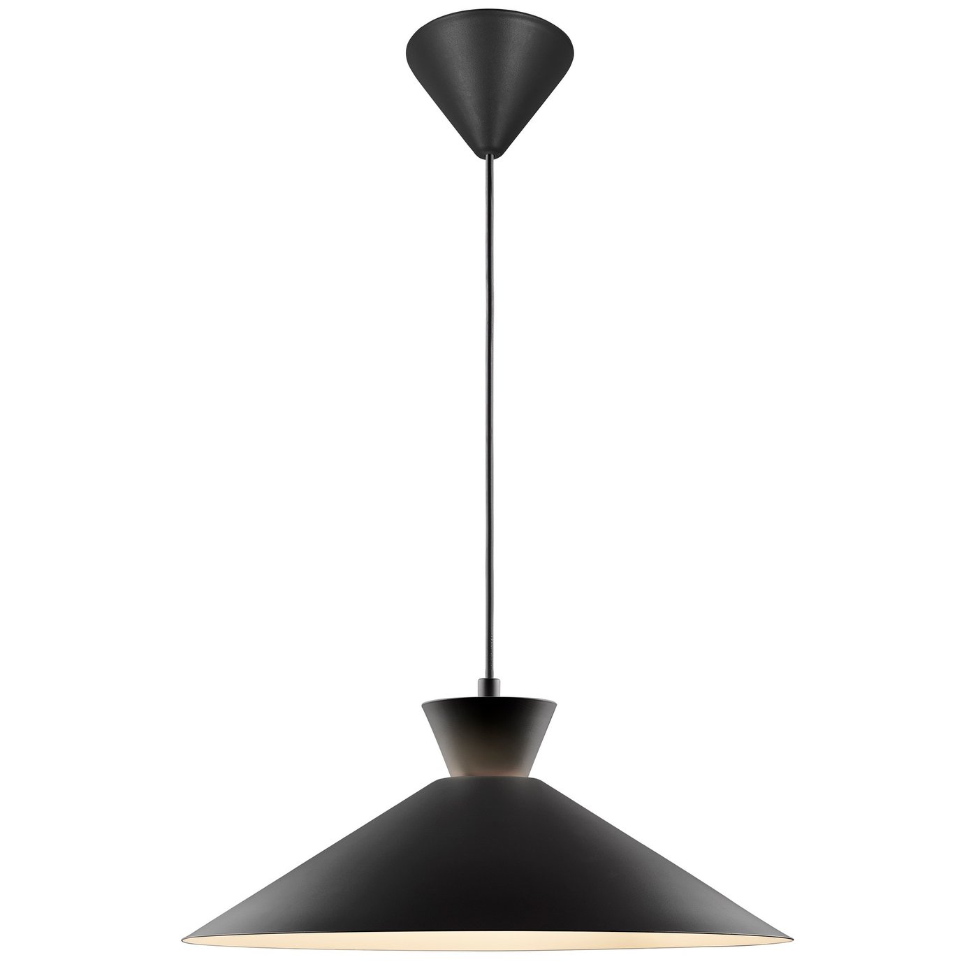 Dial 450mm Pendant Light Black - 2213353003