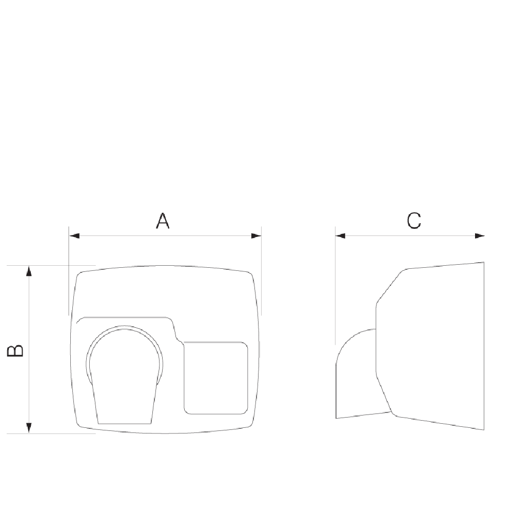 Buy Hand Dryers Australia Hand Dryer - Stainless Steel FANHHD2500RB