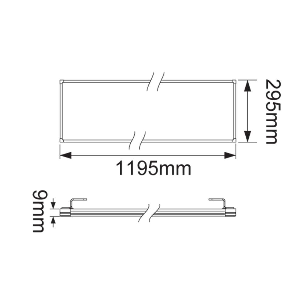 Buy LED Panel Lights Australia Destiny Pro LED Panel Light W295mm 25W White Aluminium 4000K - 223694