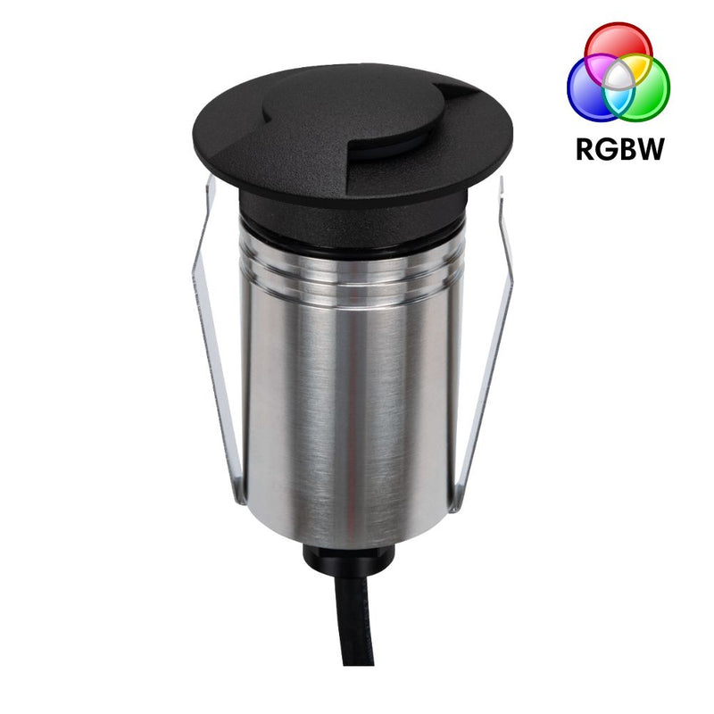 EMIT-55 LED 2-Way Mini Inground Light 24V 2.5W RGBW Black - 10131