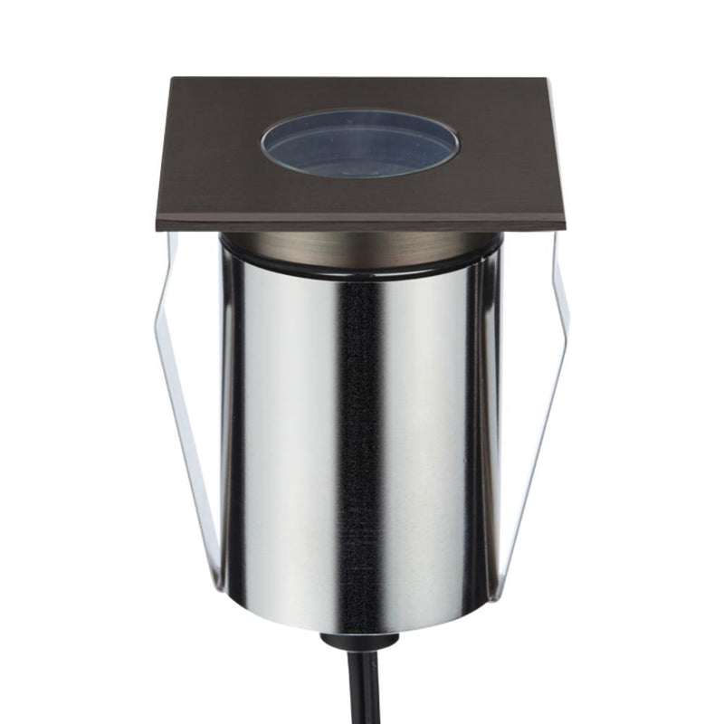 EMIT-85 LED Square Inground Light 24V 6W RGBW Antique Brass - 10246