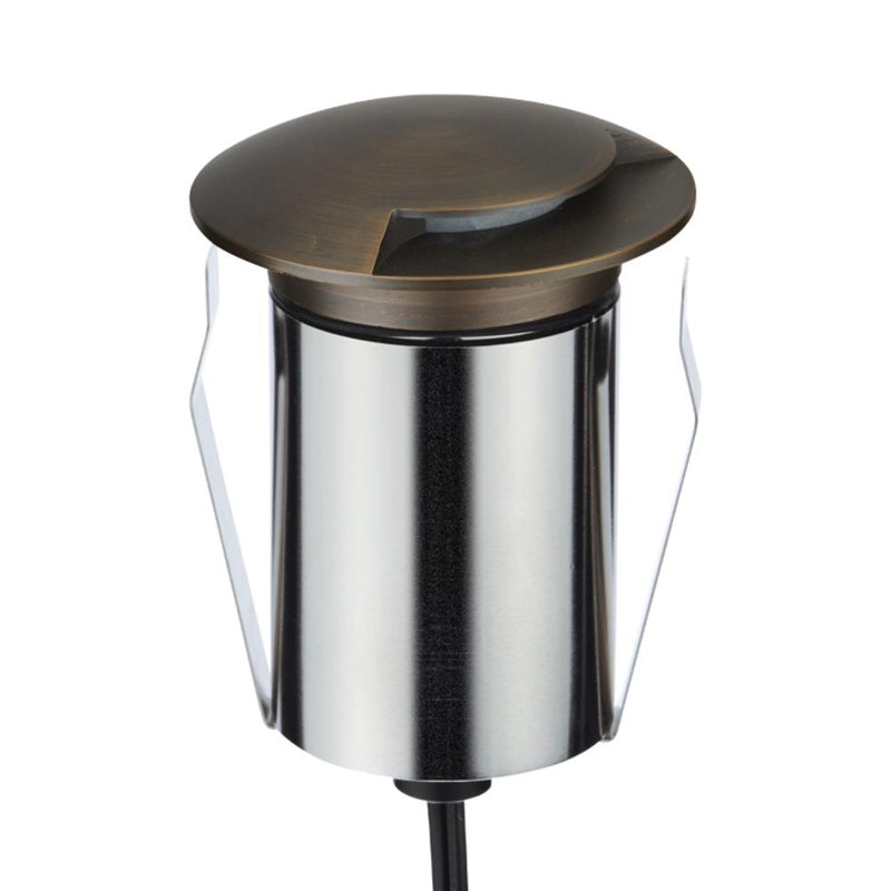 EMIT-85 LED 1-Way Inground Light 24V 6W RGBW Antique Brass - 10248