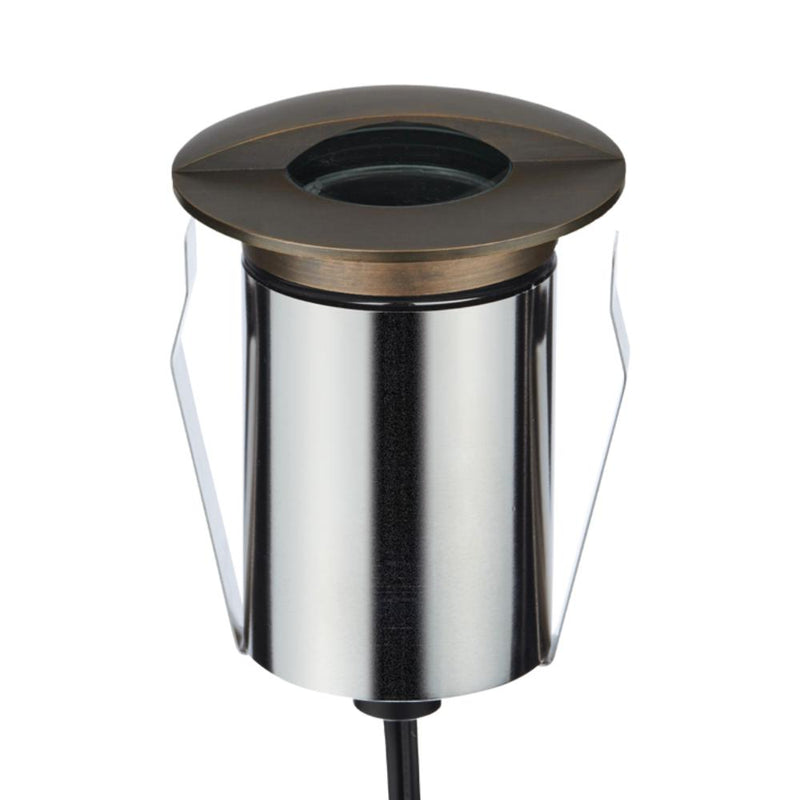 EMIT-85 LED Eyelid Inground Light 24V 6W RGBW Antique Brass - 10247