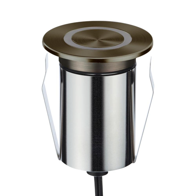 EMIT-85 LED Ring Inground Light 24V 6W RGBW Antique Brass - 10253
