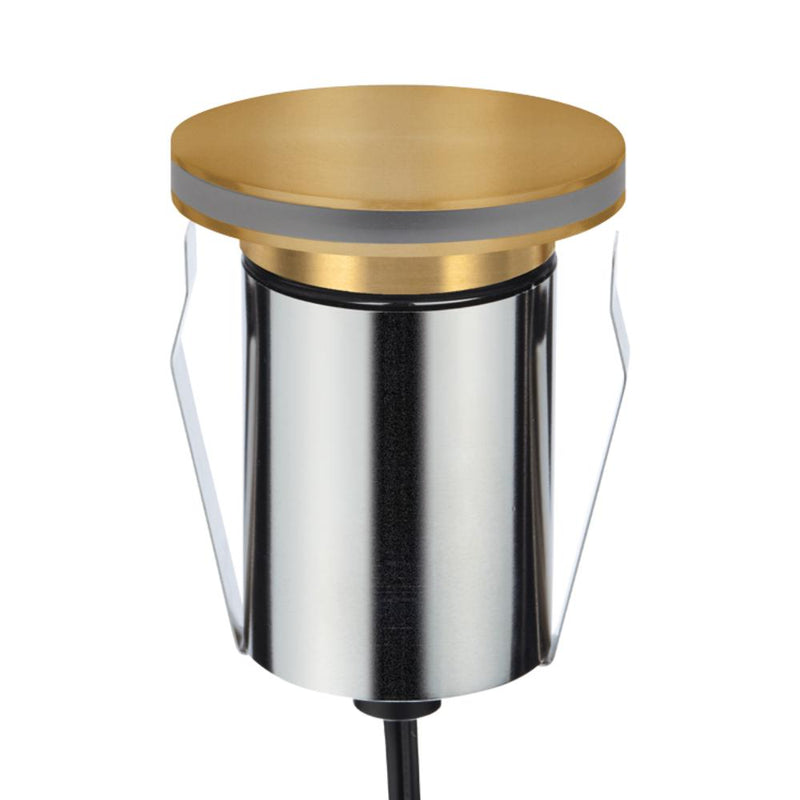 EMIT-85 LED Halo Inground Light 24V 6W RGBW Brushed Brass - 10242