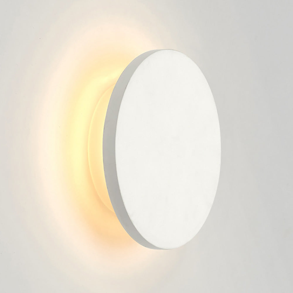 Buy Wall Sconce Australia Round Wall Sconce White Metal / Plastic 3000K - WL8446