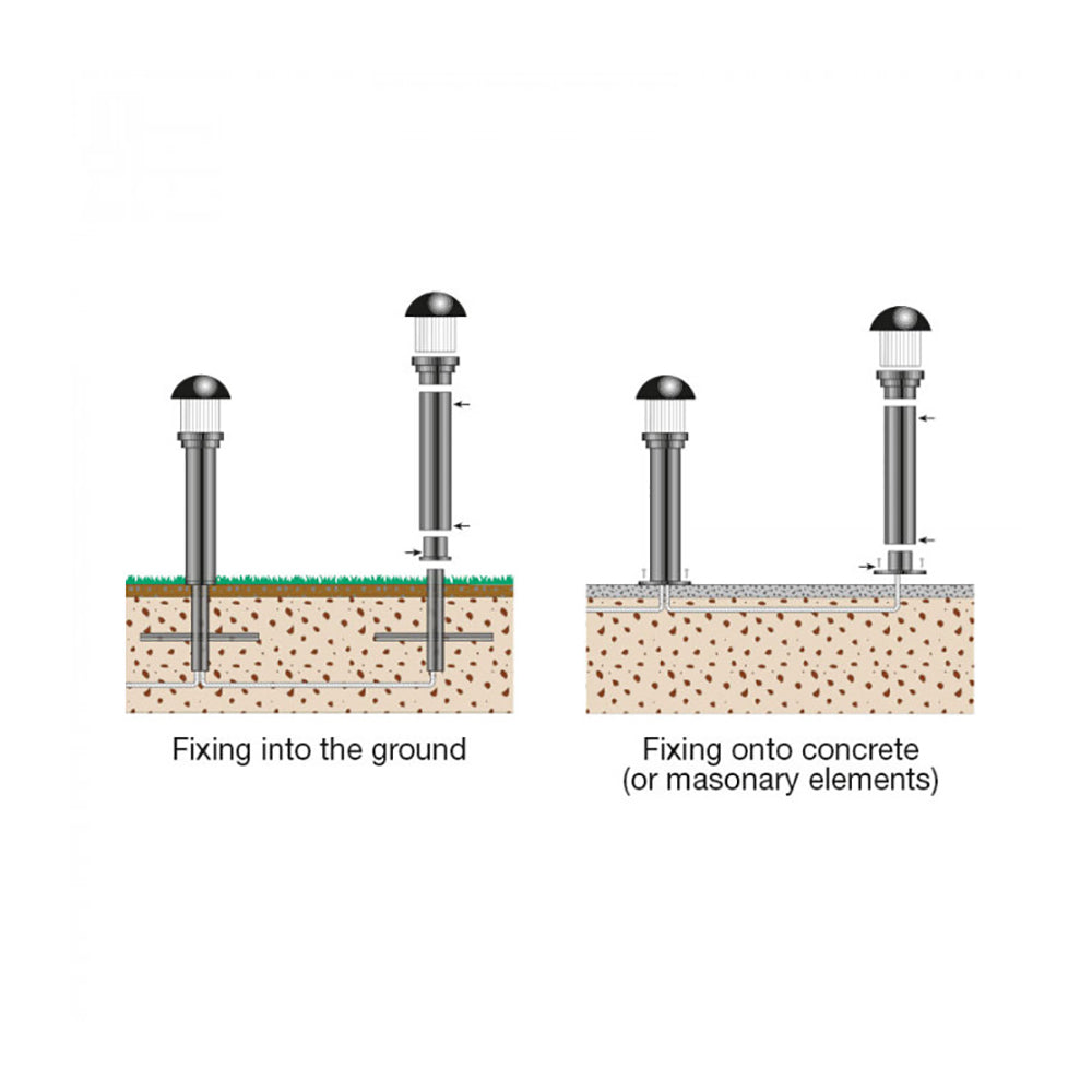 Buy Bollard Lights Australia Chicago Bollard Light Bronze Resin - DU4510-BZ