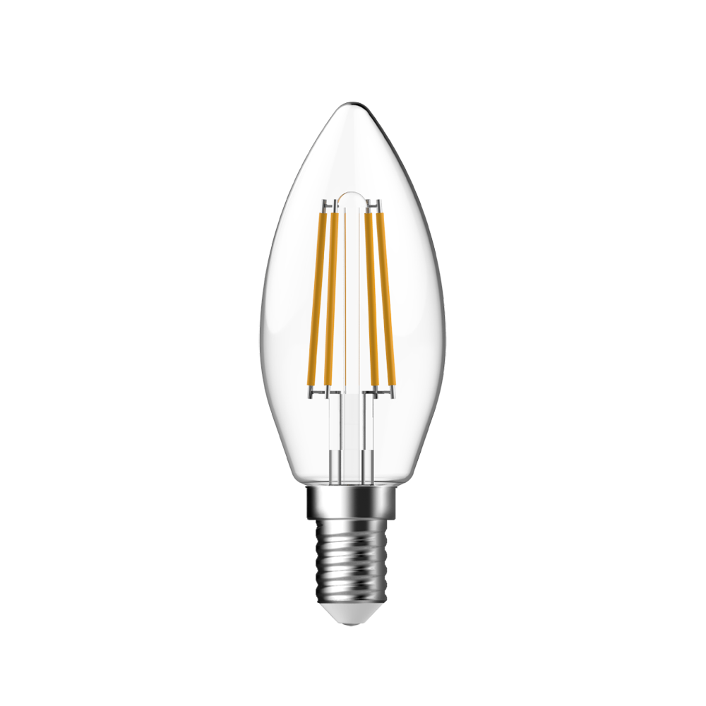 Buy LED Filament Globes Australia SupValue Candle LED Filament Globe Clear SES 4.8W 240V 2700K - 122201A