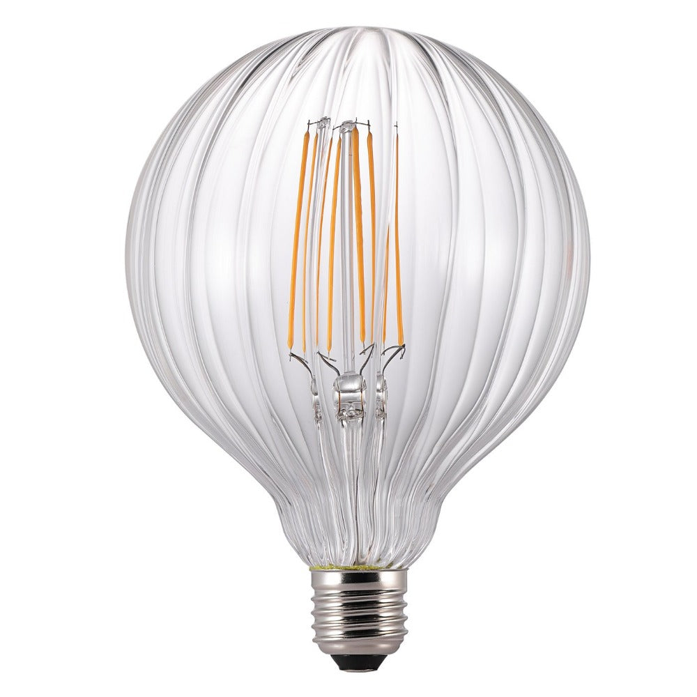 Buy LED Filament Globes Australia Avra G125 LED Filament Globe ES 240V 2W Clear Glass 2200K - 1421070