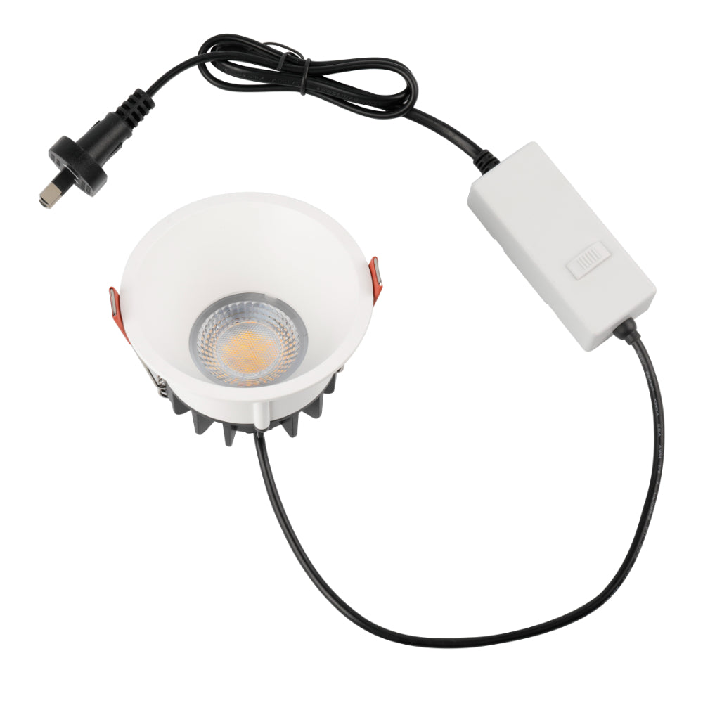 Econe Recessed LED Downlight 10W TRI Colour White - ECONE 96WH-3C