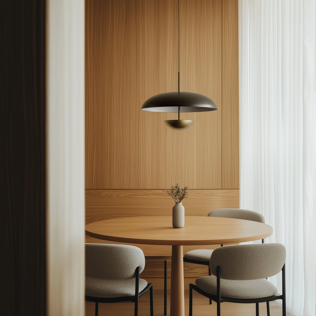 Ella LED Pendant 9W 3000K Matte Black or Matte Brass