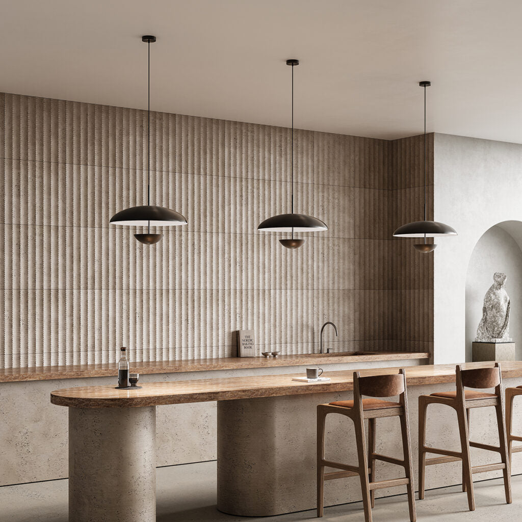 Ella LED Pendant 9W 3000K Matte Black or Matte Brass