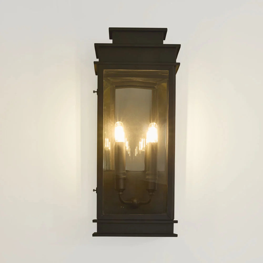 Regent Outdoor Wall Light Black - ELPIM32230BLK