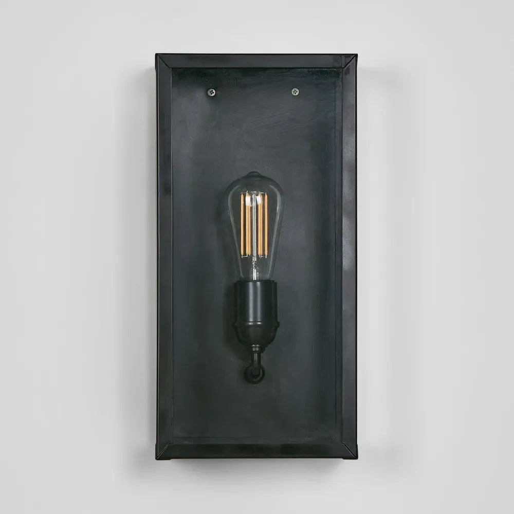 Buy Outdoor Wall Lanterns Australia Goodman Outdoor Lantern Wall Lamp Black - ELPIM51693FLBR