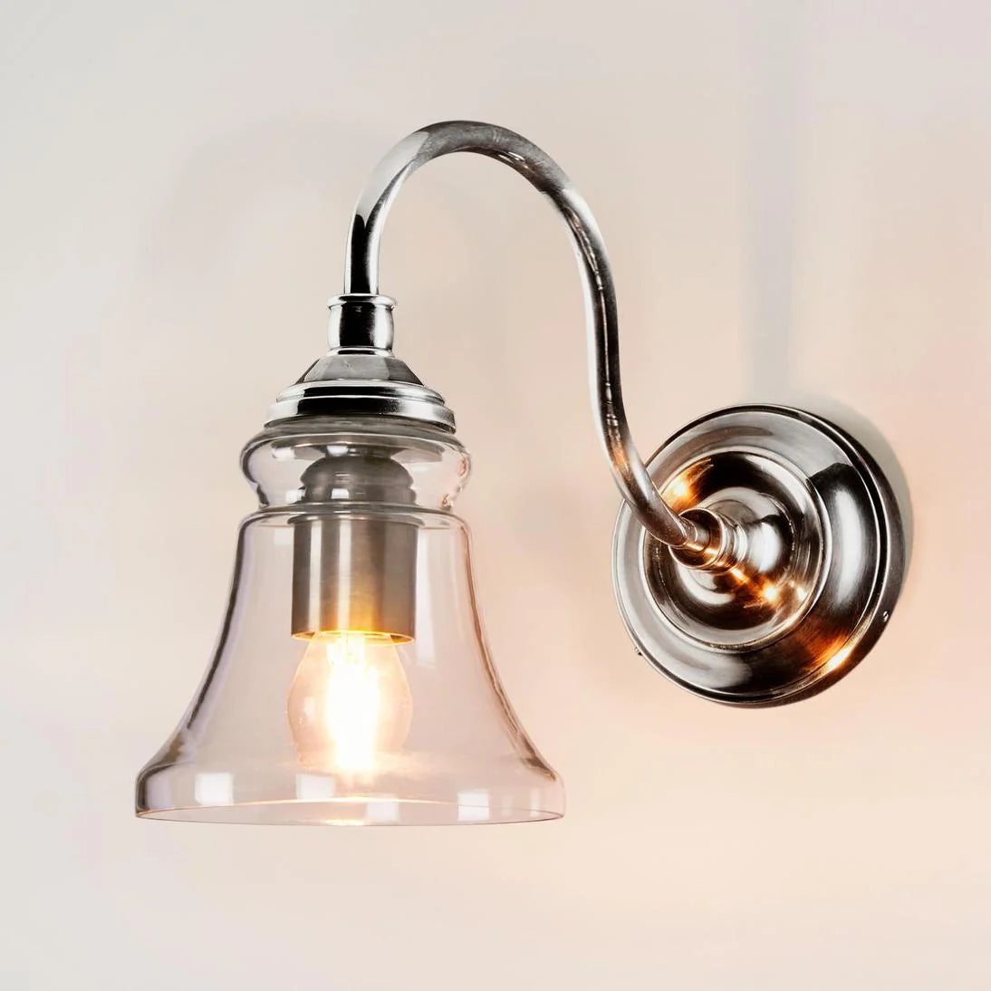 Plaza Wall Light Antique Silver - ELPIM52249AS