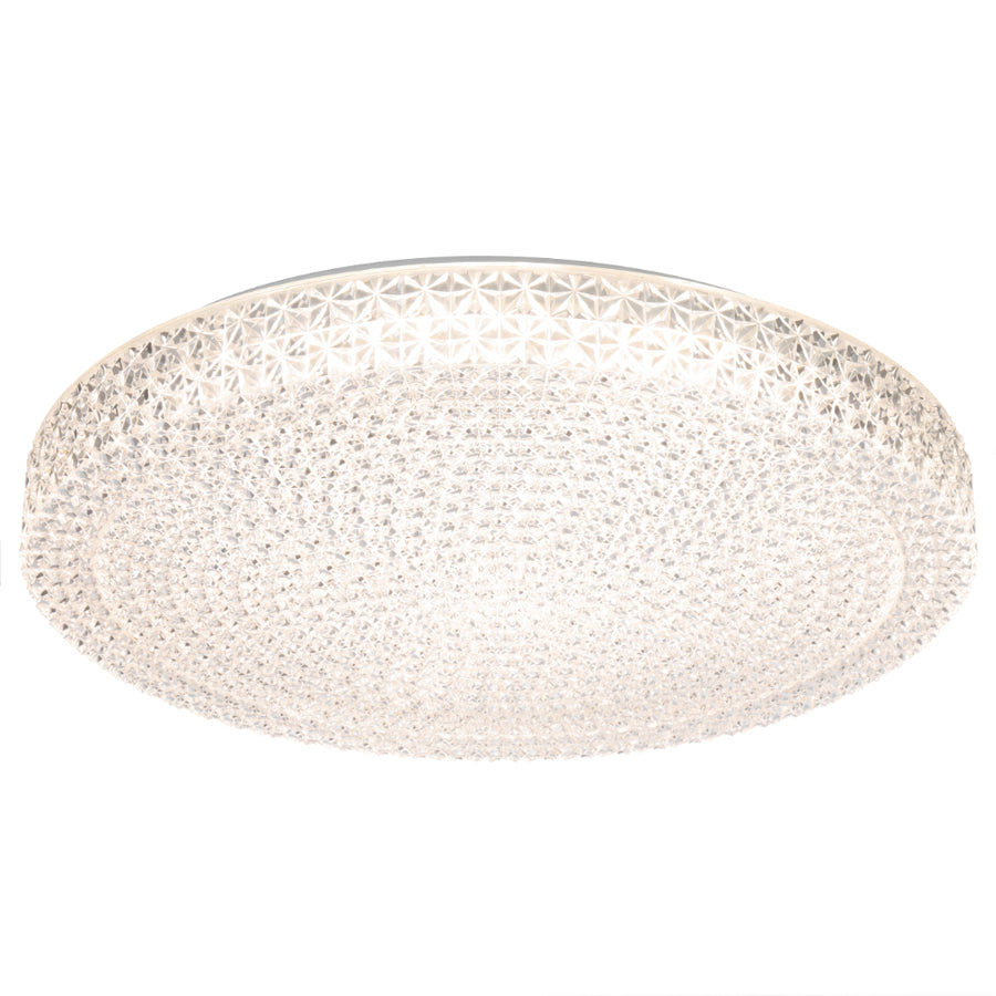 Eltz 500mm LED Oyster Light 18W Tri Colour White & Clear - ELTZ OY50-CL3C