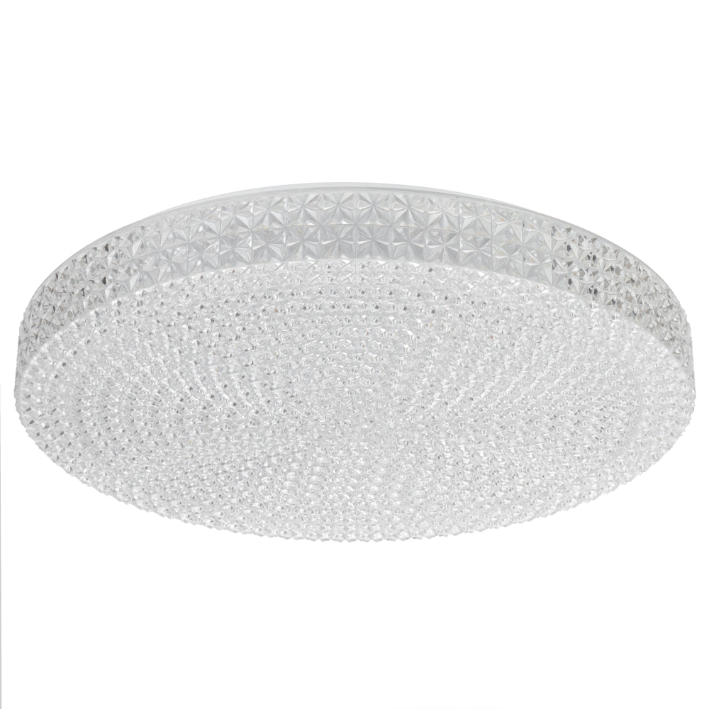 Eltz 500mm LED Oyster Light 18W Tri Colour White & Clear - ELTZ OY50-CL3C