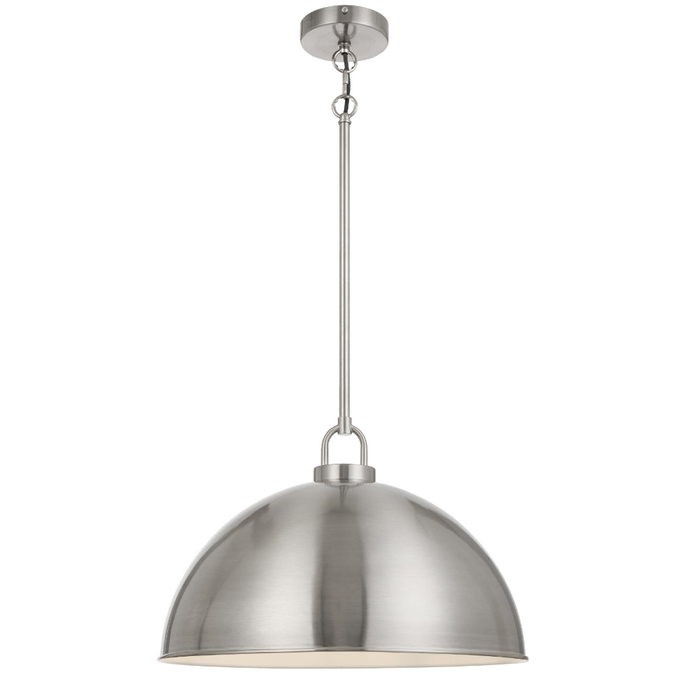 Emerson Large Pendant Light Nickel - EMERSON PE45-NK