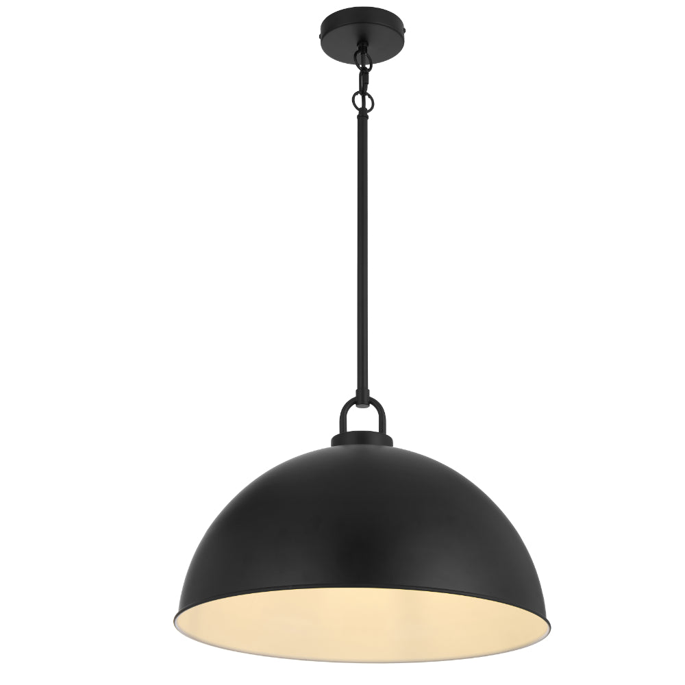 Emerson Large Pendant Light Black - EMERSON PE45-BK