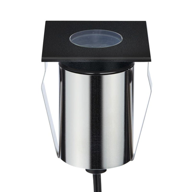 EMIT-85 LED Inground Wall Washer Square Open Light 12/24V 4W/6W Tri Colour Black - 10256