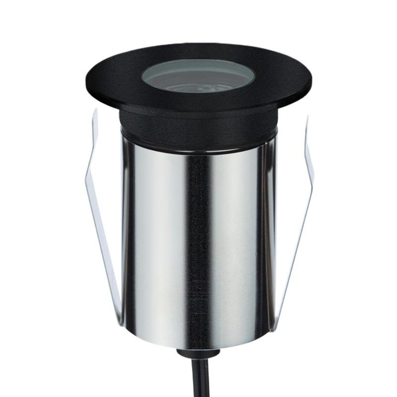 EMIT-85 LED Inground Wall Washer Round Open Light 12/24V 4W/6W Tri Colour Black - 10255