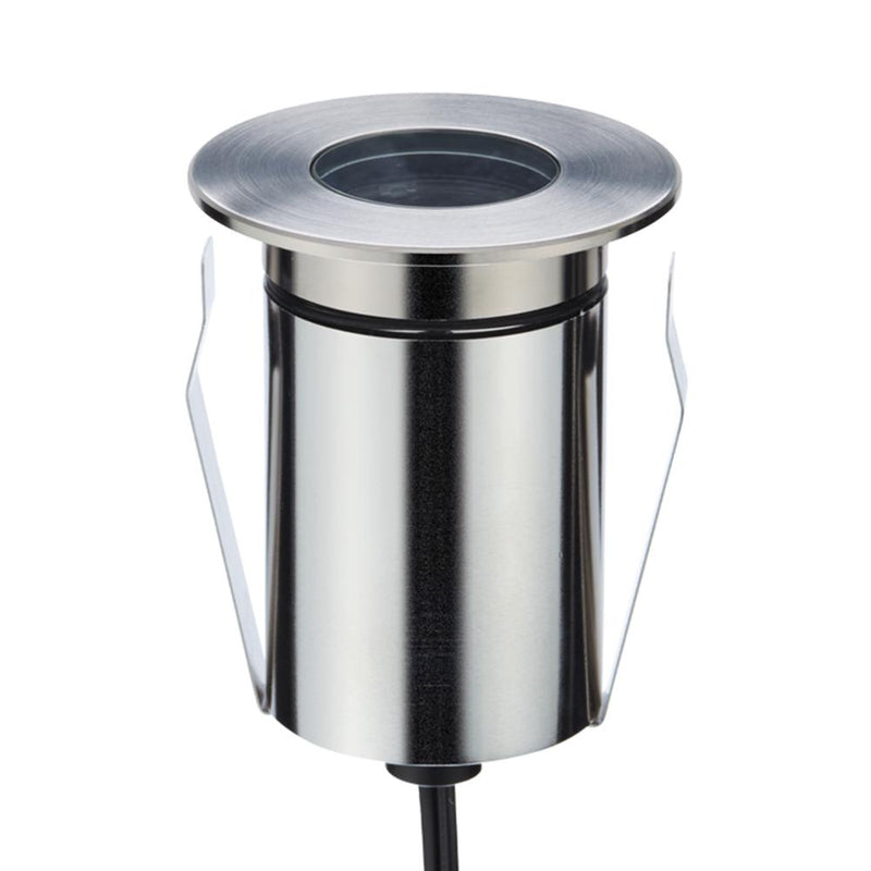 EMIT-85 LED Inground Wall Washer Round Open Light 12/24V 4W/6W Tri Colour Stainless Steel - 10258