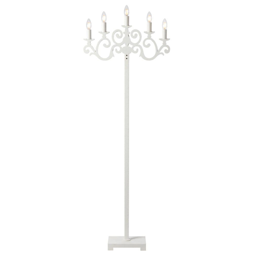 Emporia Floor 5 Lamps White - EMPORIA FL-WH