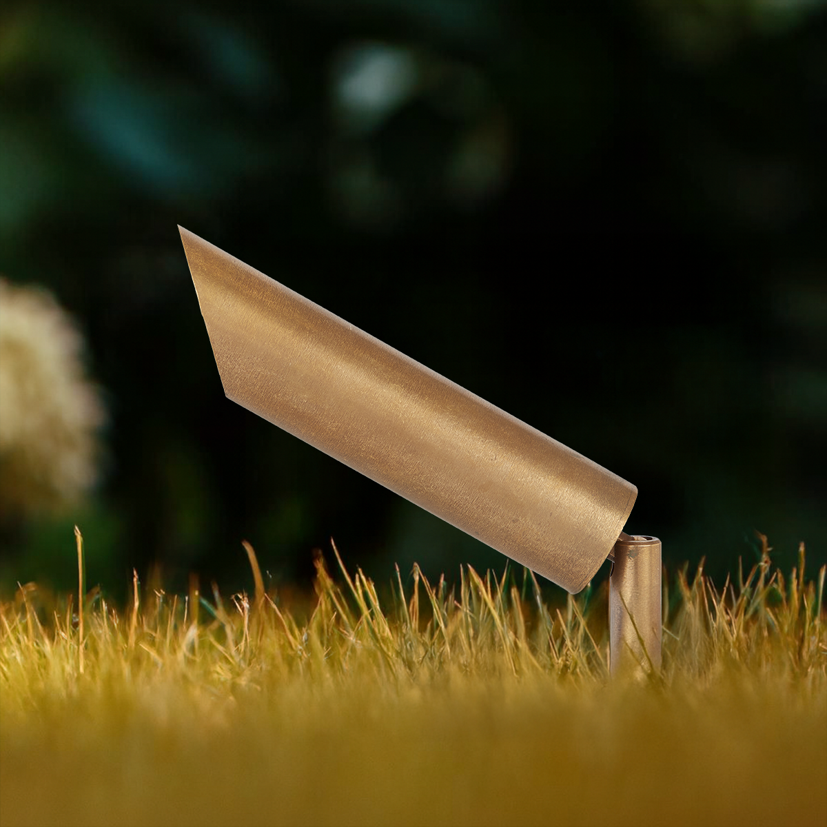 Eslen LED Spike Light 24V 3W 3000K Natural Brass - ESLEN SP3-BRS324