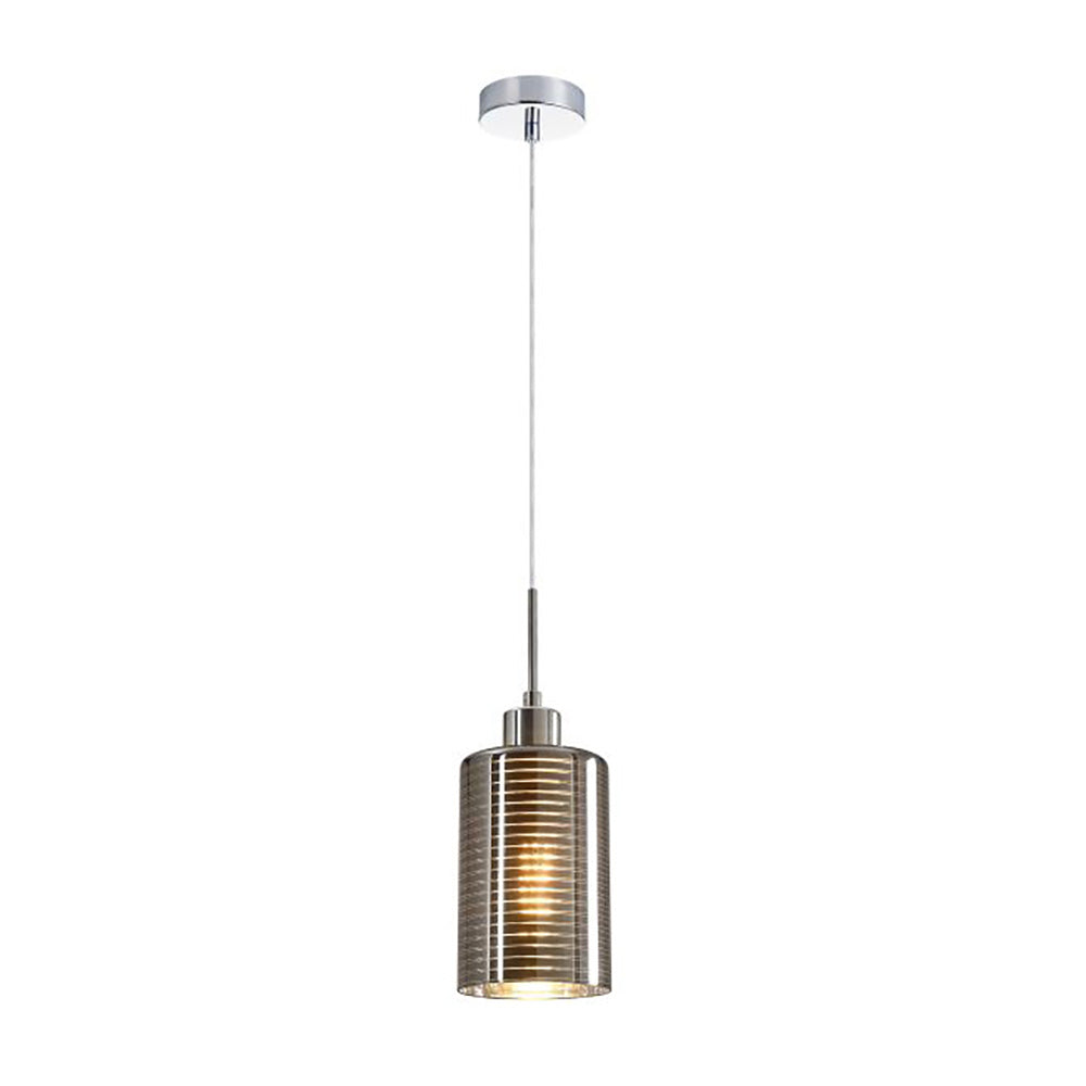 Buy Pendant Lights Australia Interior Iron & Chrome Glass 1 Light Pendant - ESPEJO1