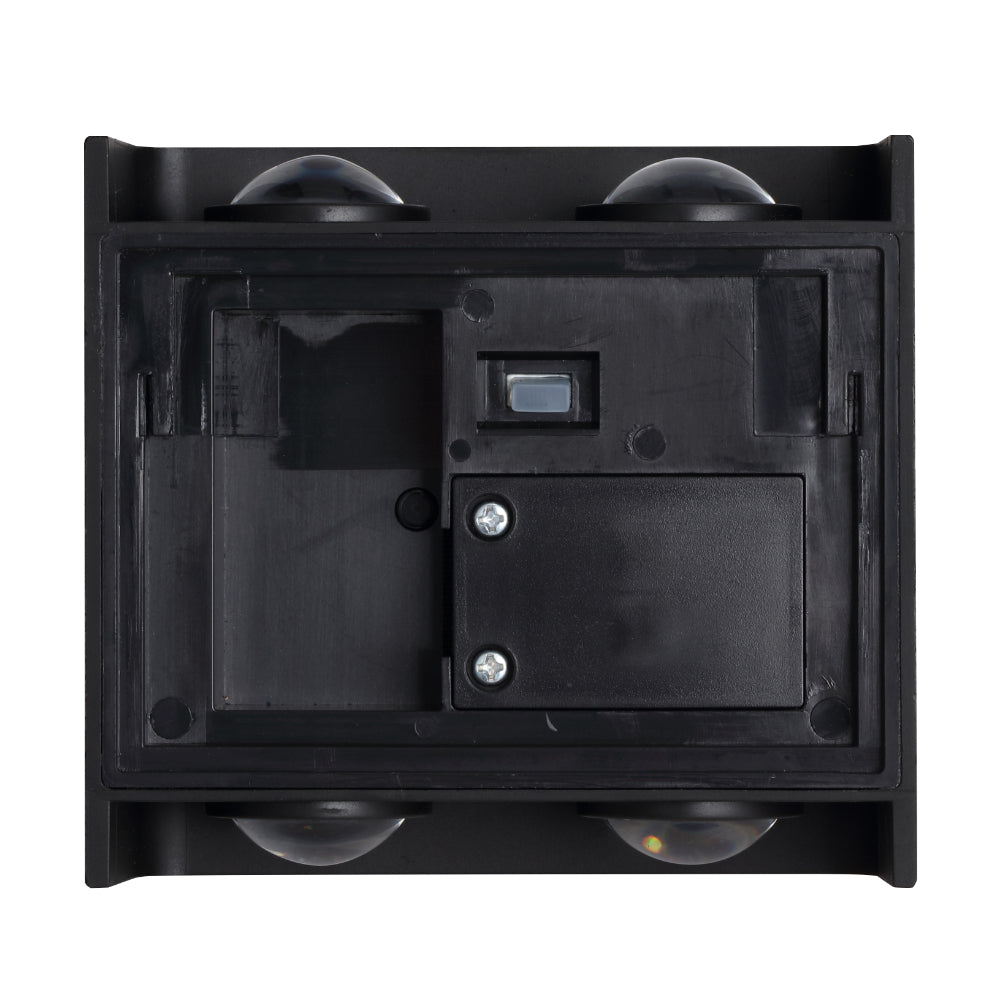 Eyvor 4 Light LED Exterior Wall Light 4W TRI Colour Black - EYVOR EXWB4-BK